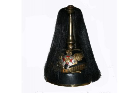 Schwarzer Paradebusch fr Pickelhaube RSP205