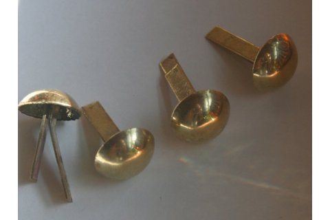 4 Buckelsplinte Messing Ersatzteil fr Pickelhaube Basis Teller RSP203