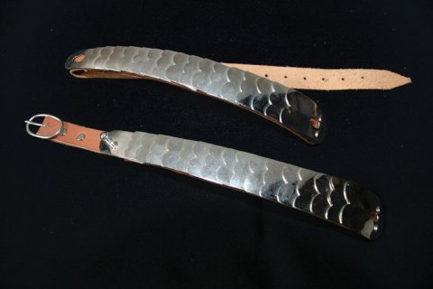 Schuppenkette silberfarben fr Pickelhauben RSP213