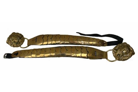 Schuppenkette mit Löwenköpfen für Pickelhaube RSP159