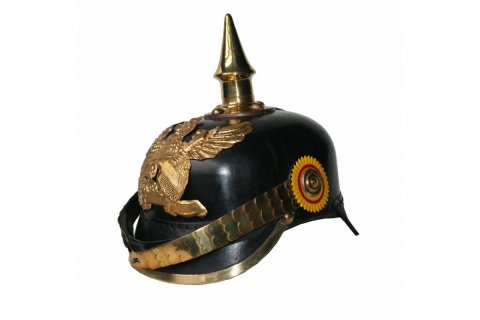 Tschako Pickelhaube Baden Offizier Kaiserreich  L79K
